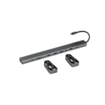 Bluestork USB Hub - HUB-OFFICE-PRO (USB-C to 3xUSB-A 3.0 port + 1xUSB-C + 1xHDMI + 1xRJ45, SD, TF  3,5 Jack, PD 100W) - Image 2