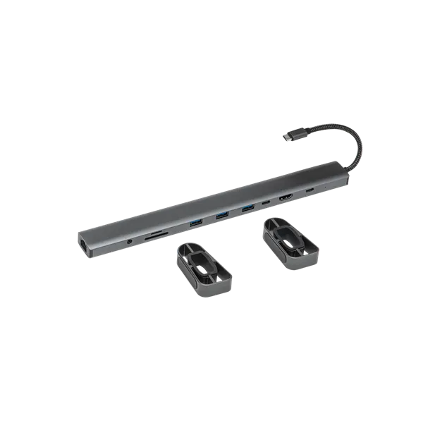 Bluestork USB Hub - HUB-OFFICE-PRO (USB-C to 3xUSB-A 3.0 port + 1xUSB-C + 1xHDMI + 1xRJ45, SD, TF  3,5 Jack, PD 100W) - Image 3