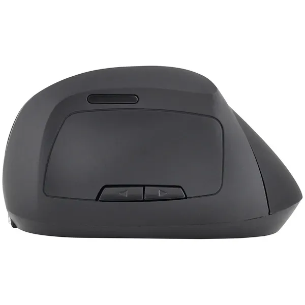 Bluestork Vezeték nélküli Egér - M-WL-ERGO-BK (Ergonomic, Rechargeable, 2.4G, 2400 DPI, optikai, fekete) - Image 2
