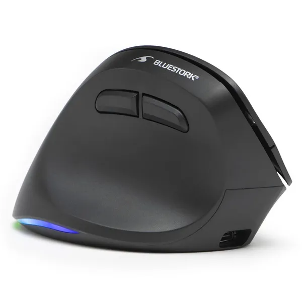 Bluestork M-WL-ERGO-LUMI-L Wireless Mouse Black - Image 2