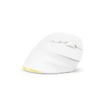 Bluestork Vezeték nélküli Egér - M-WL-ERGO-LUMI-W (Ergonomic, Rechargeable, 2400 DPI, 6 gomb, optikai, fehér) - Image 2