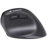 Bluestork Vezeték nélküli Egér - M-WL-ERGO-LUMI (Ergonomic, Rechargeable, 2400 DPI, 6 gomb, optikai, fekete) - Image 3
