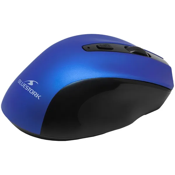 Bluestork Vezeték nélküli Egér - M-WL-OFF75-BLUE (Rechargeable, Bluetooth, 1600 DPI, 6 gomb, optikai, kék) - Image 2