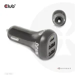 Club3D CAC-1921 autós gyorstöltő 36W, 2×USB Type-A, USB Type-C - Image 9