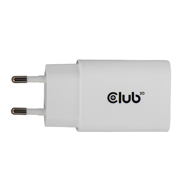 Club 3D Hálózati Adapter - CAC-3020 (2db/csomag, 30W USB-C, PD3.0, túltöltés védelem, kicsi méret, fehér) - Image 3