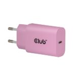Club 3D Hálózati Adapter - CAC-3021 (2db/csomag, 30W USB-C, PD3.0, túltöltés védelem, kicsi méret, pink) - Image 2