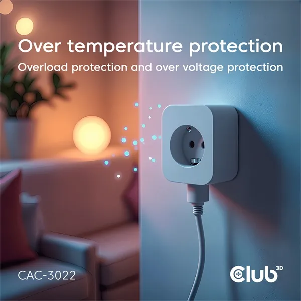 Club 3D Hálózati Adapter - CAC-3022 (2db/csomag, 30W USB-C, PD3.0, túltöltés védelem, kicsi méret, kék) - Image 6