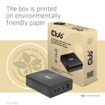 Club 3D Hálózati Adapter - CAC-1906 (132W GaN, 2x USB-A, 2x USB-C, PD3.0, 4 csatlakozó) - Image 12