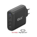 Club 3D Hálózati Adapter - CAC-1912EU (100W GaN, 2x USB-A, 2x USB-C, PD3.0, 4 csatlakozó) - Image 12