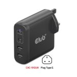 Club 3D Hálózati Adapter - CAC-1912EU (100W GaN, 2x USB-A, 2x USB-C, PD3.0, 4 csatlakozó) - Image 16
