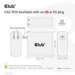 Club 3D Hálózati Adapter - CAC-1914EU (140W, GaN USB-C, PD 3.1) - Image 6