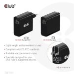Club 3D Hálózati Töltő - CAC-1914EU (140W, GaN USB-C, PD 3.1) - Image 8