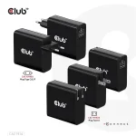 Club 3D Hálózati Adapter - CAC-1914EU (140W, GaN USB-C, PD 3.1) - Image 9