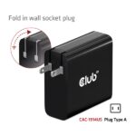 Club 3D Hálózati Töltő - CAC-1914EU (140W, GaN USB-C, PD 3.1) - Image 15