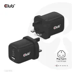 Club 3D Hálózati Adapter - CAC-1913EU (65W GAN, Triple port 2xUSB-C 1xUSB-A PD 3.0) - Image 3