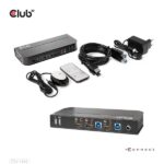 Club 3D KVM Switch - CSV-1382 (Dual HDMI, 4K60Hz, USB, PC KVM funkció, HDR, 3D támogatás) - Image 4
