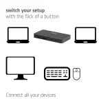 Club 3D KVM Switch - CSV-2512 (USB-C to 4xHDMI 4K60Hz, Alternate Mode, 5 Gbps, 100W) - Image 6