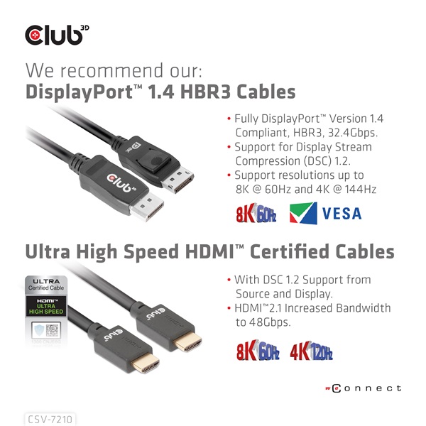 Club 3D KVM Switch - CSV-7210 (Dual DisplayPort, 4K60Hz, HDMI, KVM, IR távirányító) - Image 13