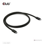 Club 3D Kábel - CAC-2501 (Thunderbolt 5 USB-C to USB-C, 240W, 80/120 Gbps, EPR, 8K240Hz, 1m) - Image 7