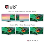 Club 3D MST Hub - CSV-1550 (3.2 USB-C Gen 1 to 3x Displayport, Alternate Mode, 4K60Hz, HDR) - Image 5