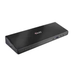 Club 3D Notebook Dokkoló - CSV-1562 (60W Triple Dock, 3.2 USB-C to 3xHDMI, 2x DP, 6x 3.2 USB-A, RJ45. 3,5 Jack)