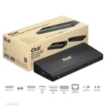 Club 3D Notebook Dokkoló - CSV-1562 (60W Triple Dock, 3.2 USB-C to 3xHDMI, 2x DP, 6x 3.2 USB-A, RJ45. 3,5 Jack) - Image 5