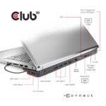 Club 3D Notebook Dokkoló - CSV-1564W100 (100W, 3.2 USB-C to 3xUSB-A 3.2, 5x USB-A,HDMI, PD, VGA, RJ45, SD, Micro SD, 3,5 - Image 3