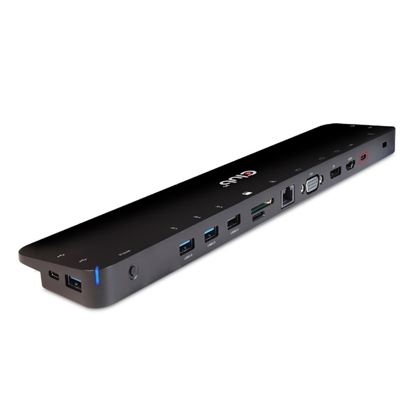 Club 3D Notebook Dokkoló - CSV-1564W65 (65W, 3.2 USB-C to 2xUSB-C, 5x USB-A,HDMI, PD, VGA, RJ45, SD, Micro SD, 3,5 Jack) - Image 2