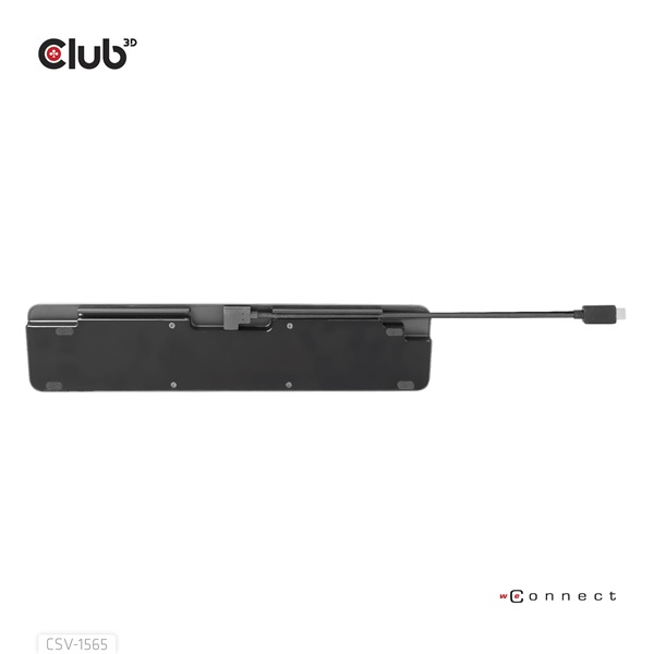 Club 3D Notebook Dokkoló - CSV-1565 (100W, USB-C to 5xUSB-A Gen 1, 2x USB-A 2.0, HDMI, DP,VGA, RJ45, Micro SD, 3,5 Jack) - Image 4