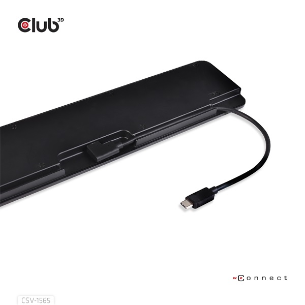Club 3D Notebook Dokkoló - CSV-1565 (100W, USB-C to 5xUSB-A Gen 1, 2x USB-A 2.0, HDMI, DP,VGA, RJ45, Micro SD, 3,5 Jack) - Image 5