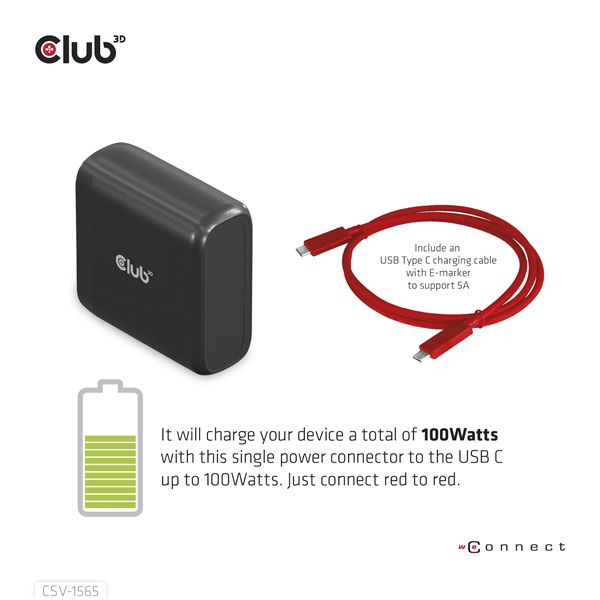 Club 3D Notebook Dokkoló - CSV-1565 (100W, USB-C to 5xUSB-A Gen 1, 2x USB-A 2.0, HDMI, DP,VGA, RJ45, Micro SD, 3,5 Jack) - Image 11