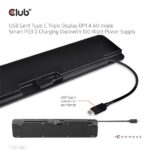 Club 3D Notebook Dokkoló - CSV-1565 (100W, USB-C to 5xUSB-A Gen 1, 2x USB-A 2.0, HDMI, DP,VGA, RJ45, Micro SD, 3,5 Jack) - Image 12