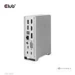 Club 3D Notebook Dokkoló - CSV-1568 (120W, Gen 2 USB-C to 4x USB-A, USB-C Gen 2, 2xHDMI, DP, VGA, RJ45, DC) - Image 4