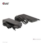 Club 3D Notebook Dokkoló - CSV-1581 (140W, Thunderbolt 4 to 3xThunderbolt 4, 3xUSB-A, SD, TF, RJ45, 3,5 Jack, DC) - Image 6