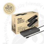 Club 3D Notebook Dokkoló - CSV-1581 (140W, Thunderbolt 4 to 3xThunderbolt 4, 3xUSB-A, SD, TF, RJ45, 3,5 Jack, DC) - Image 16