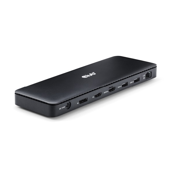 Club 3D Notebook Dokkoló - CSV-1582 (140W, Thunderbolt 4, DP, 2xHDMI, USB-C, 4xUSB-A, SD, TF, RJ45, 3,5 Jack, DC) - Image 8