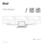 Club 3D Notebook Dokkoló - CSV-1582 (140W, Thunderbolt 4, DP, 2xHDMI, USB-C, 4xUSB-A, SD, TF, RJ45, 3,5 Jack, DC) - Image 12