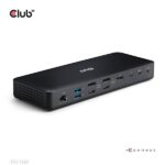 Club 3D Notebook Dokkoló - CSV-1583 (140W, 2xThunderbolt 4, 3xDP, 2xHDMI, USB-C, 3xUSB-A, SD, TF, RJ45, 3,5 Jack, DC) - Image 6