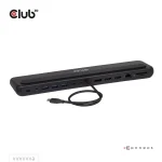 Club 3D Notebook Dokkoló - CSV-2541 (USB-C to 4xUSB-C, 2xUSB-A, 2xHDMI, 2xDP, RJ45, SD/MicroSD, 100W PD, 4K60hz) - Image 8