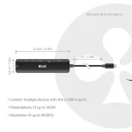 Club 3D Notebook Dokkoló - CSV-2555 (140W, USB-C to 4K60Hz HDMI, USB-C, RJ-45, 2x USB-A, MicroSD, SD) - Image 3