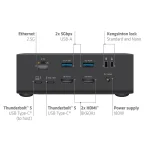 Club 3D Notebook Dokkoló - CSV-2562 (180W,Thunderbolt 5 to 2xHDMI, 2xUSB-C, 10Gbps, 2xUSB-A 5Gbps, 1x 10Gbps, 2.5G, M.2) - Image 8
