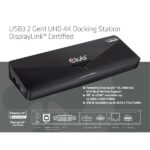 Club 3D Notebook Dokkoló - CSV-3103D (DUAL DISPLAY/4K, 3.2 USB-A to HDMI, DP, DVI-D, 3xUSB-A, RJ45, 3.5 Jack Audio +Mic) - Image 5