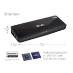 Club 3D Notebook Dokkoló - CSV-3103D (DUAL DISPLAY/4K, 3.2 USB-A to HDMI, DP, DVI-D, 3xUSB-A, RJ45, 3.5 Jack Audio +Mic) - Image 6