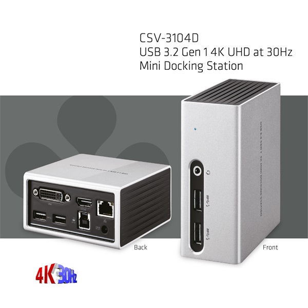 Club_3D_Notebook_Dokkolo_-_CSV-3104D_4K_UHD_30_USB-A_to_HDMI_DVI-I_4xUSB-A_RJ45_35_Jack_Audio_Mic-i451806.jpg Club 3D Notebook Dokkoló - CSV-3104D (4K UHD, 3.0 USB-A to HDMI, DVI-I, 4xUSB-A, RJ45, 3.5 Jack Audio + Mic) - Image 1