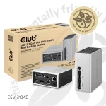 Club 3D Notebook Dokkoló - CSV-3104D (4K UHD, 3.0 USB-A to HDMI, DVI-I, 4xUSB-A, RJ45, 3.5 Jack Audio + Mic) - Image 10
