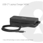 Club 3D Notebook Töltő - CAC-1932 (140W GaN, PD3.1, USB-C) - Image 2