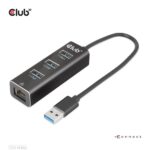 Club 3D USB Hub - CSV-1430A (3.2 USB-A to 3xUSB-A, RJ45) - Image 6