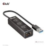 Club 3D USB Hub - CSV-1430A (3.2 USB-A to 3xUSB-A, RJ45) - Image 7