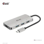 Club 3D USB Hub - CSV-1547 (USB-C Gen 2 to 4xUSB-A 10 Gbps) - Image 4