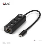 Club 3D USB Hub - CSV-1549 (3.2 USB-C Gen 1 to 3xUSB-A, RJ45,1Gbps) - Image 6